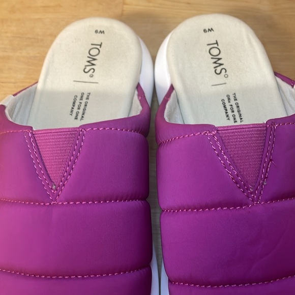 TOMS Alpargata Mallow Mule slip on casual mules in magenta women’s size 9 - Picture 9 of 16